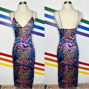 WNTRMSE animal print dress size 2